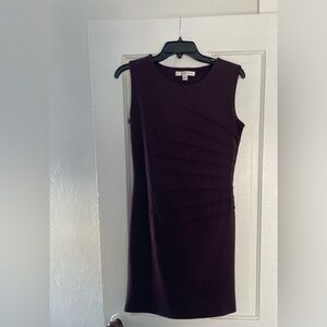 Aa Studio Rich Plum Midi Dress